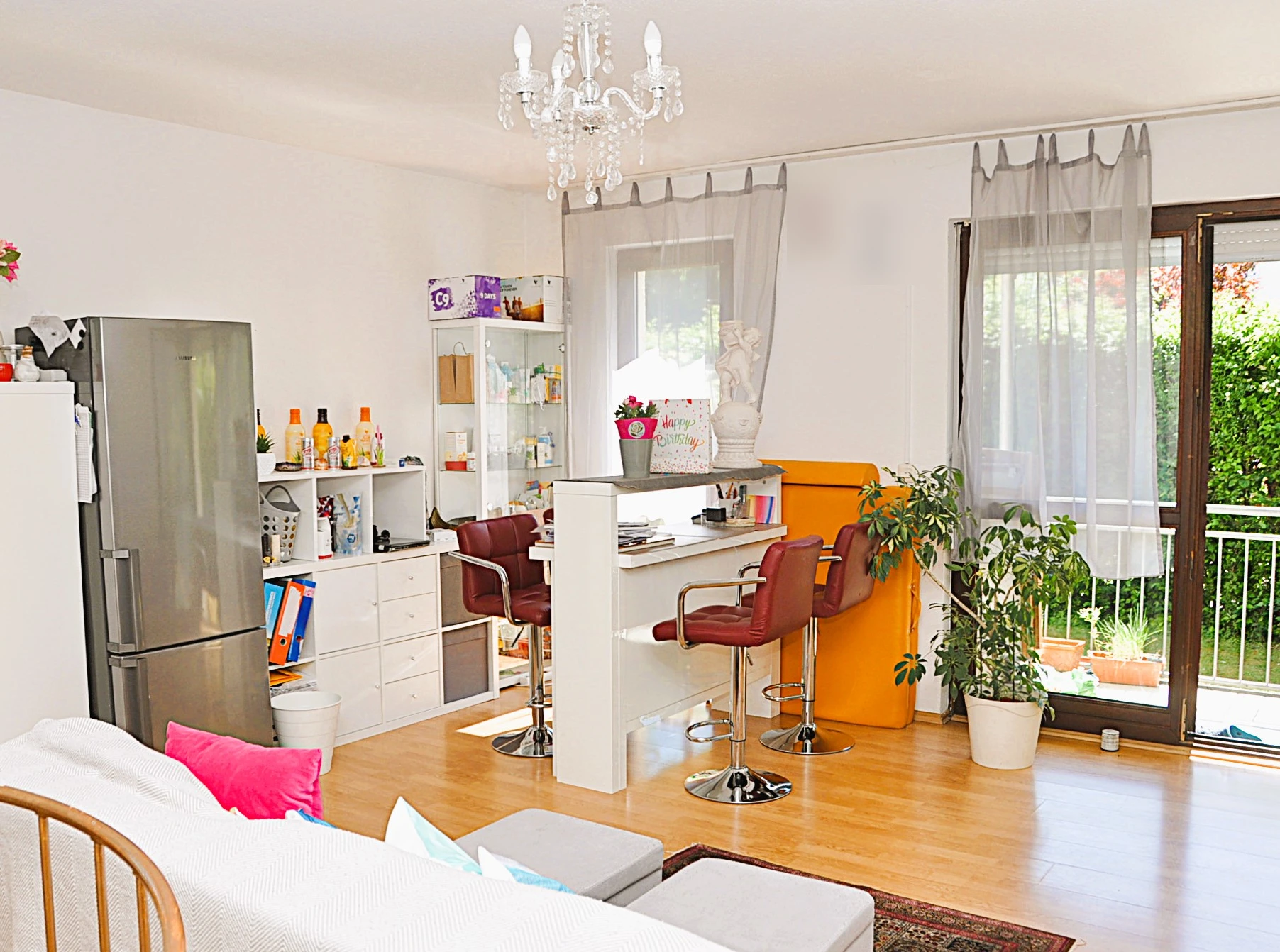 Wohnzimmer mit Terrassenzugang