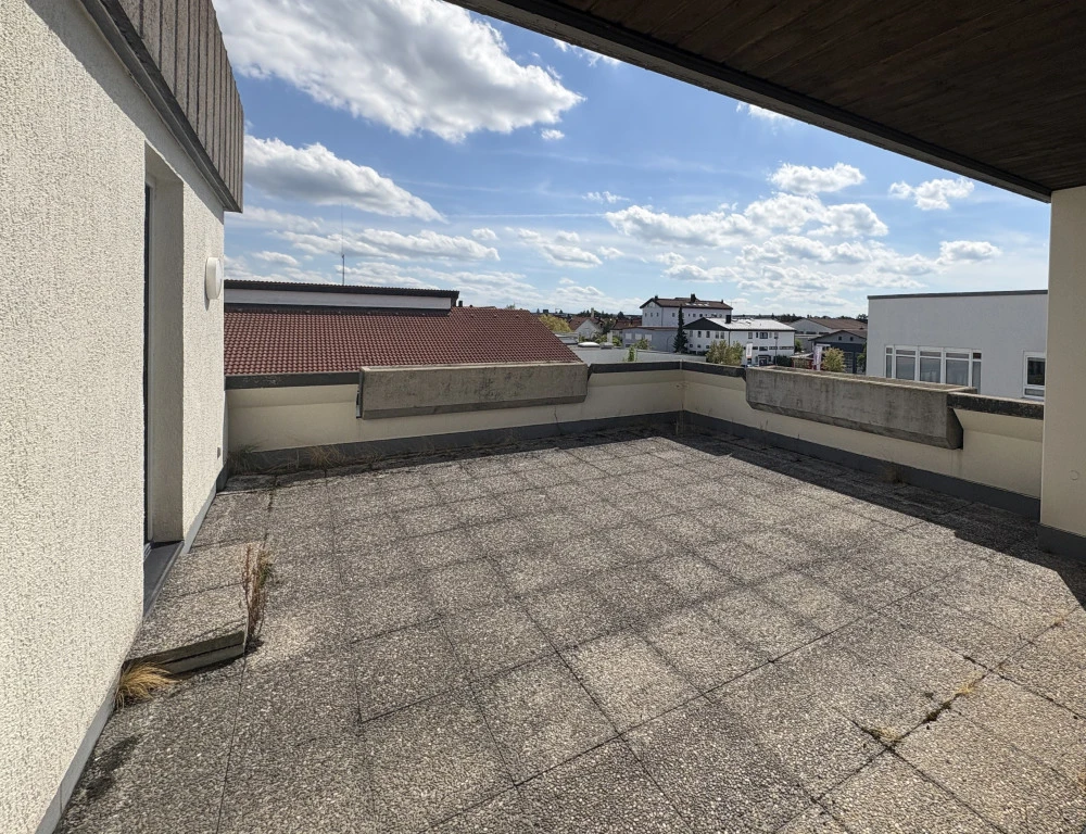 Südwest-Dachterrasse, Originalaufnahme