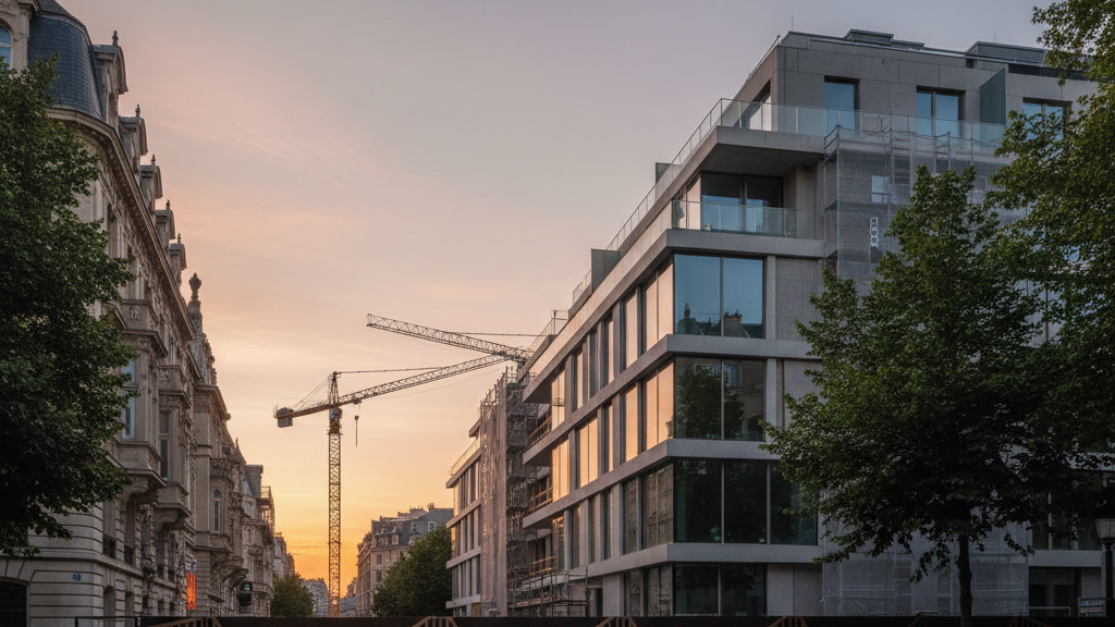 Adler Group und PAUL Tech AG vereinbaren klimafreundliche Wärmeversorgung für Berliner Wohnungsbestand – KI-generiertes Symbolbild