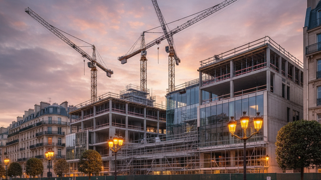 Beginn des Rückbaus für das Projekt Holzmarktstraße 51 in Berlin