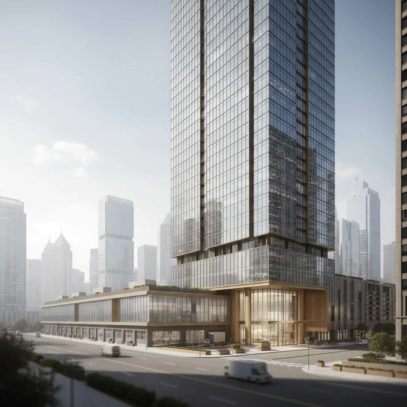 Bayerische Hausbau Real Estate vermietet 1.000 m² Bürofläche an ALPLA im Skyline Tower