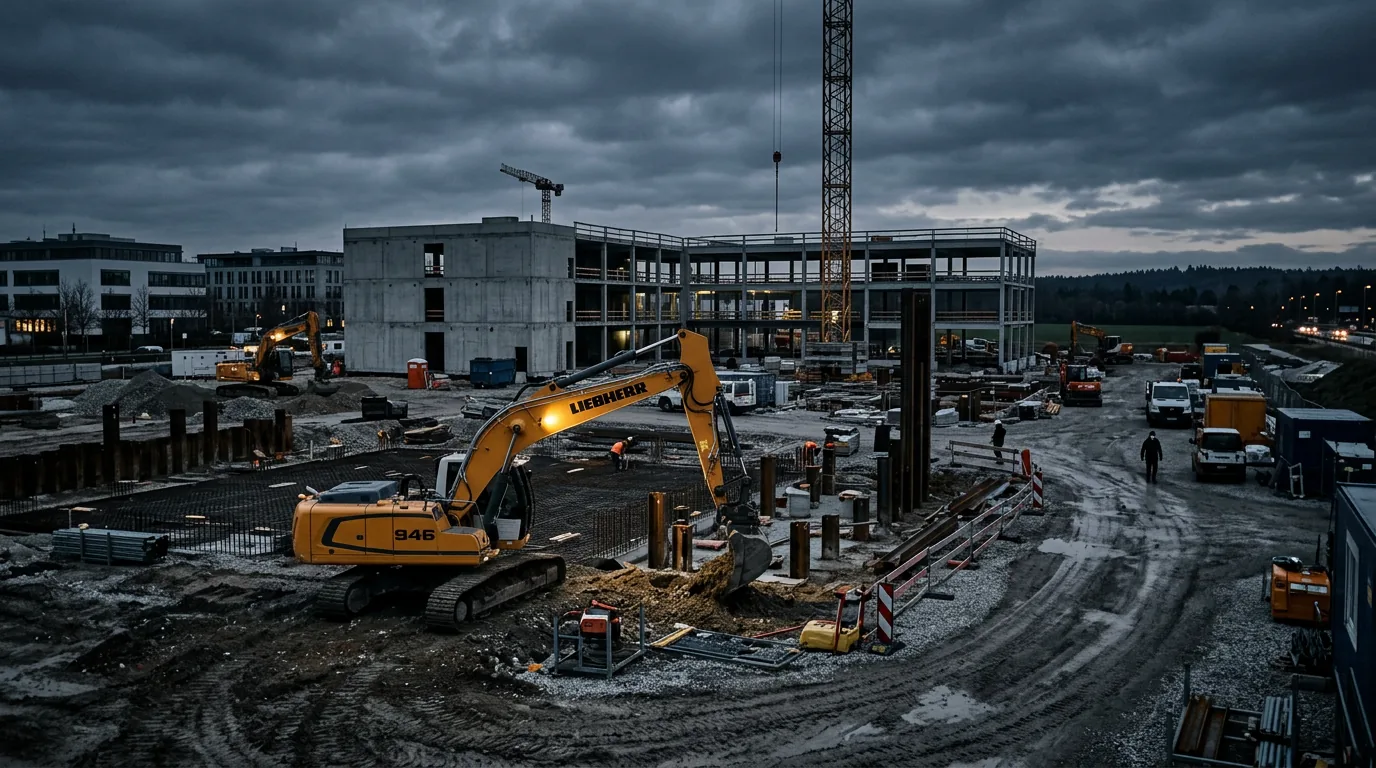 Baubeginn für den Gewerbepark München-Kirchheim vollzogen