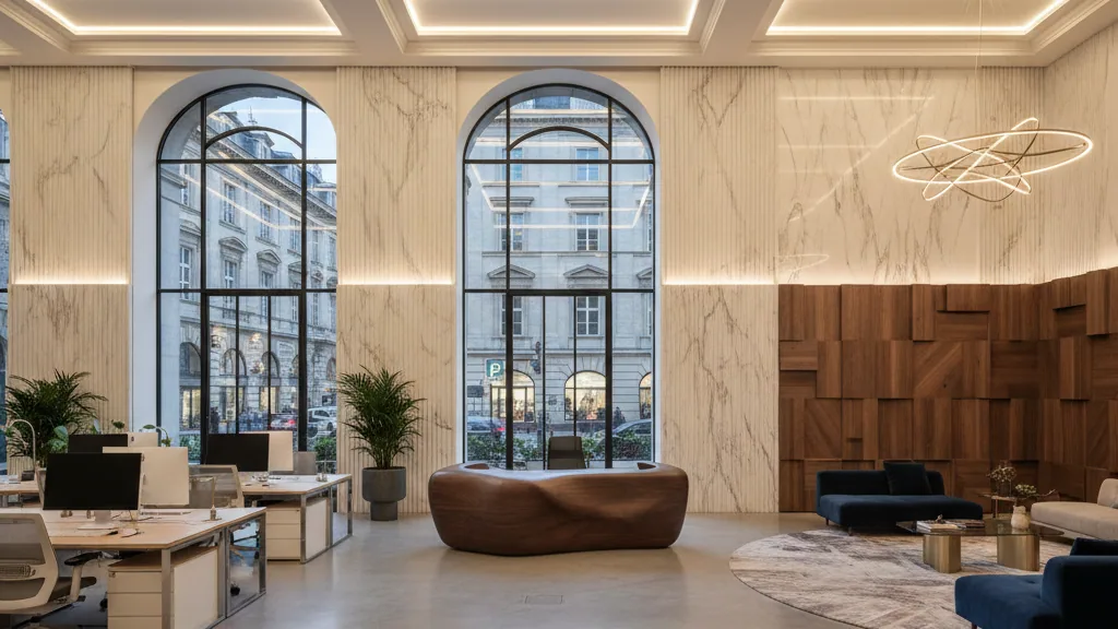 Deka Immobilien vermietet Flächen im Tower185 an Finance in Motion und bindet Bestandsmieter – KI-generiertes Symbolbild