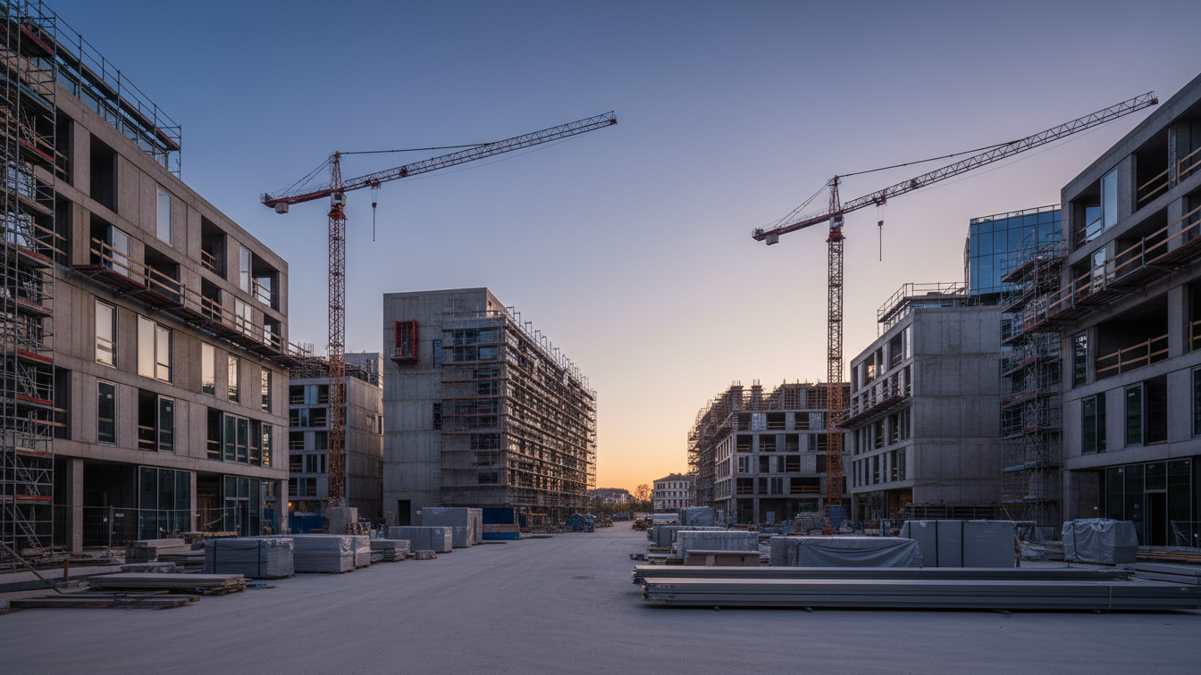 Deutsche Reihenhaus AG entwickelt Wohnquartier in Vöhringen – KI-generiertes Symbolbild