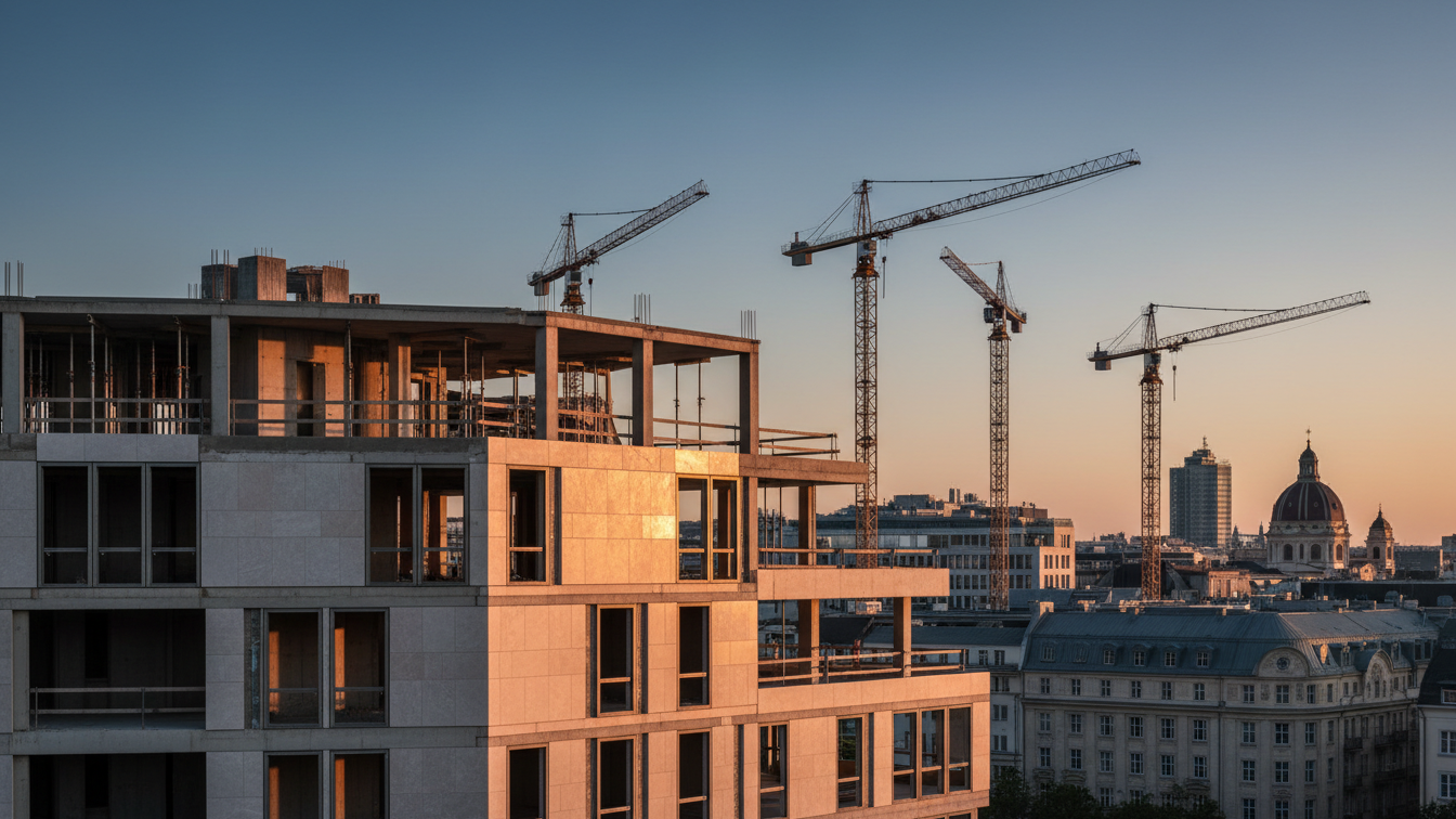 GreenPlaces feiert Richtfest für nachhaltigen Gewerbestandort in Aichtal – KI-generiertes Symbolbild