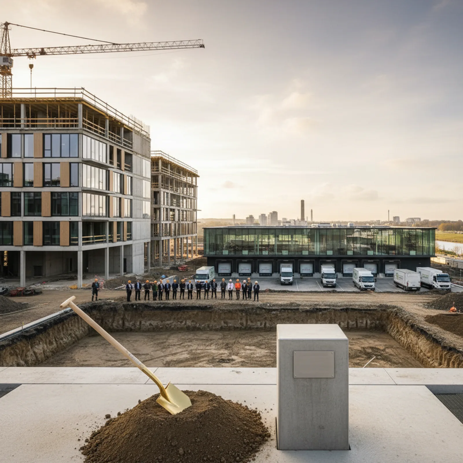 Grundsteinlegung für das Quartier „Maria-Buck“ in Bremen-Osterholz