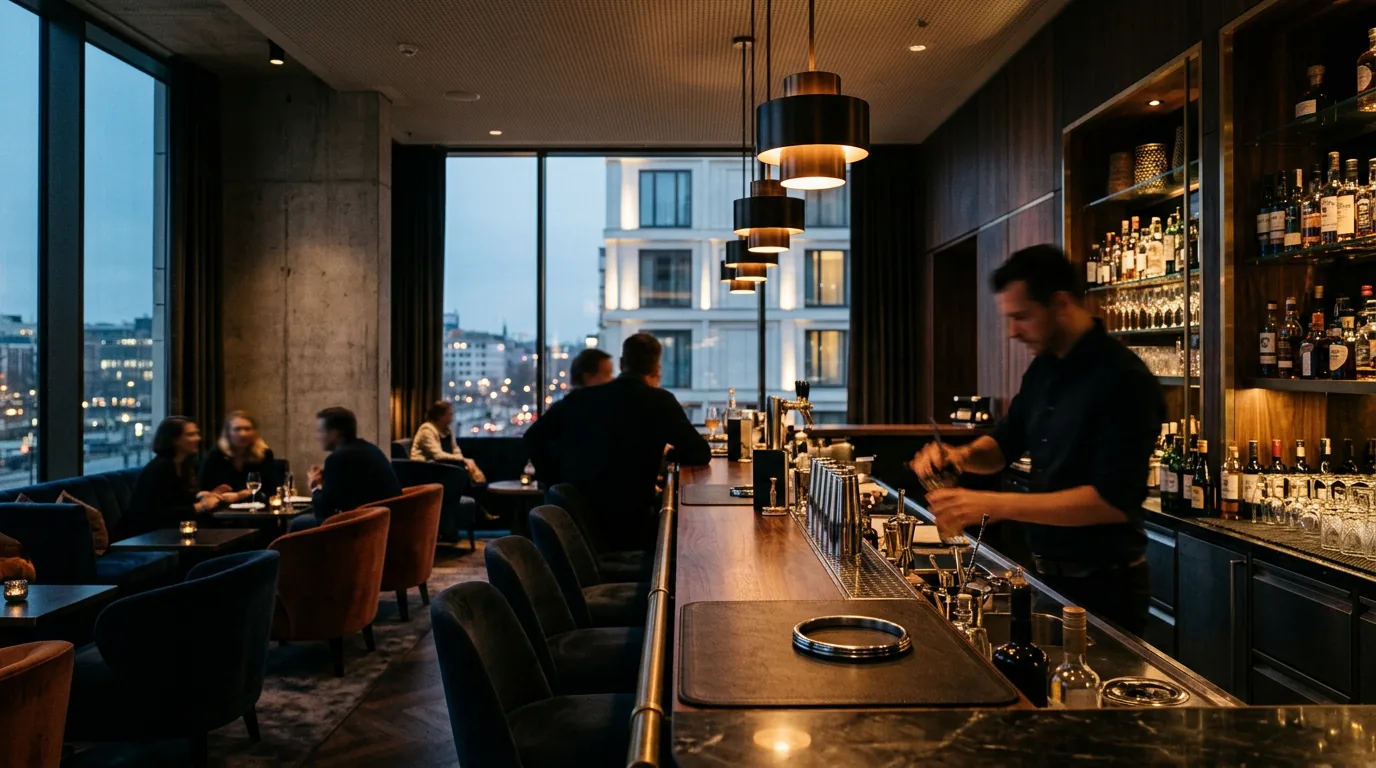 Wiedereröffnung der Bar 'Harry's Legacy' im Sheraton Berlin Grand Hotel Esplanade