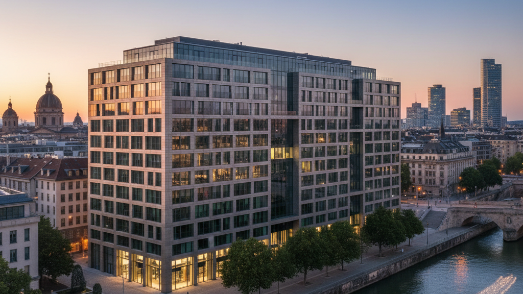 LaSalle sichert sich 450 Mio. Euro Mandat für europäische Büroimmobilien – KI-generiertes Symbolbild