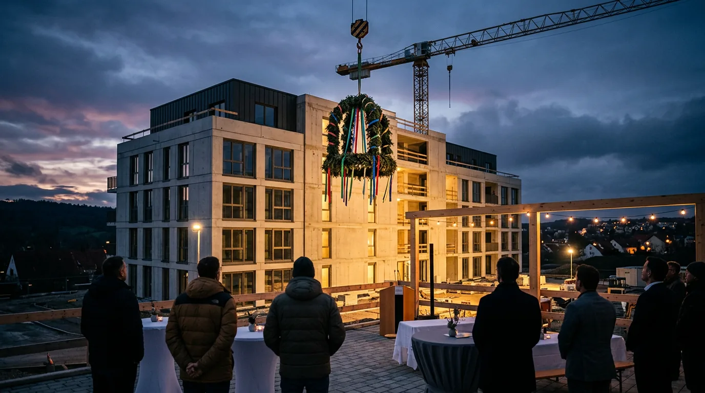 Richtfest für BayernHeim-Projekt im Regensburger Stadtteil Galgenberg