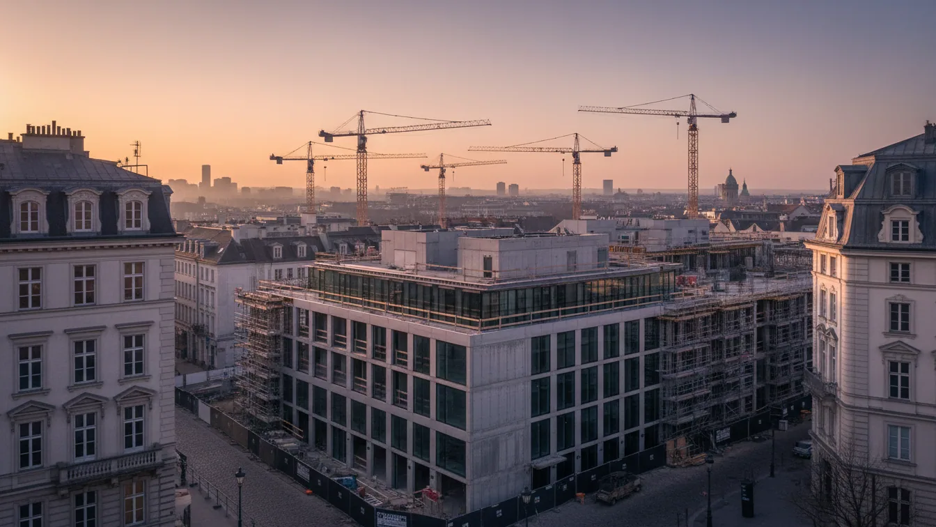 DGNB initiiert Leitfaden und Zertifizierung für nachhaltige Messestände zur BAU 2027 – KI-generiertes Symbolbild