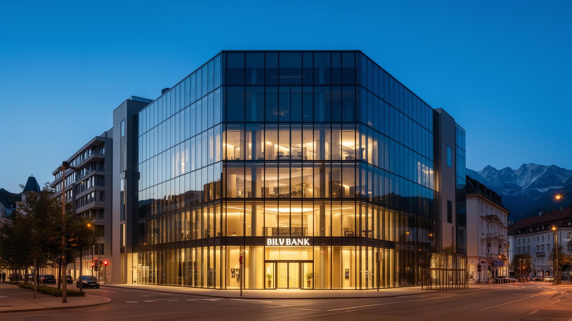 Raiffeisenlandesbank OÖ initiiert Neubau der Konzernzentrale in Linz – KI-generiertes Symbolbild