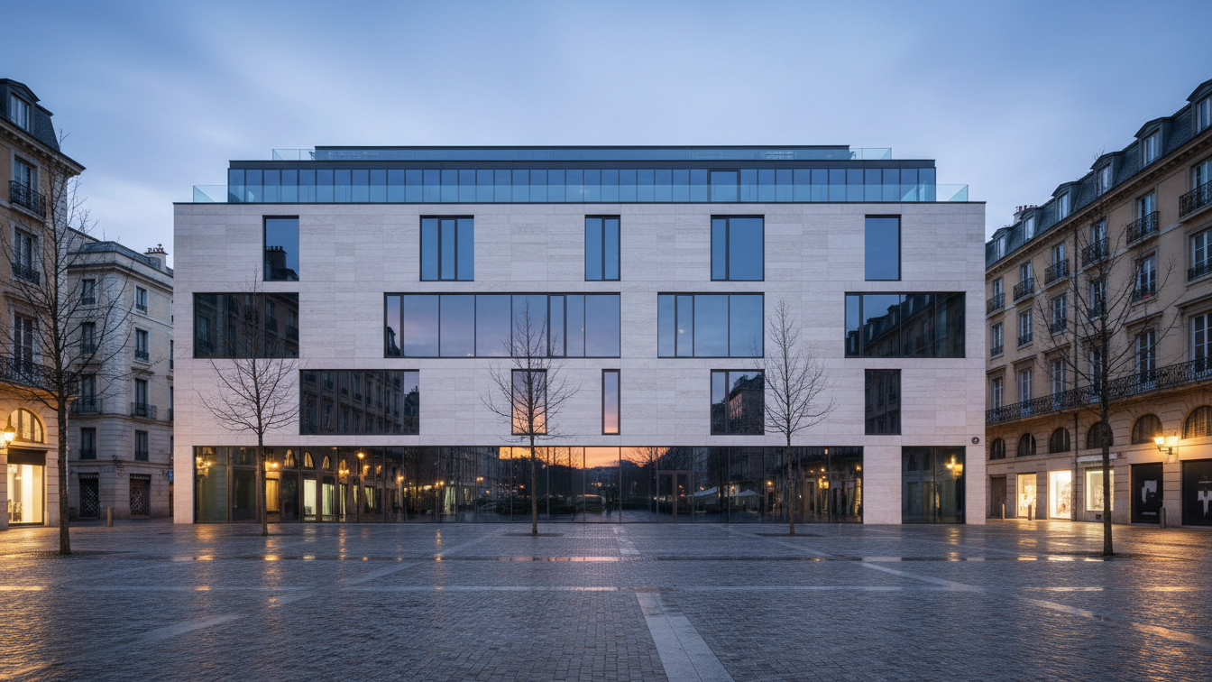 Unternehmensimmobilie in Deutschland im Rahmen einer Sale-and-Leaseback-Transaktion veräußert – KI-generiertes Symbolbild