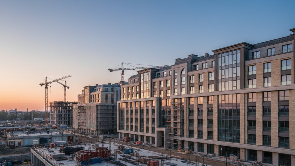 Schwitzke Project realisiert Büroflächenausbau im Kö-Bogen II für die Aachener Grundvermögen – KI-generiertes Symbolbild