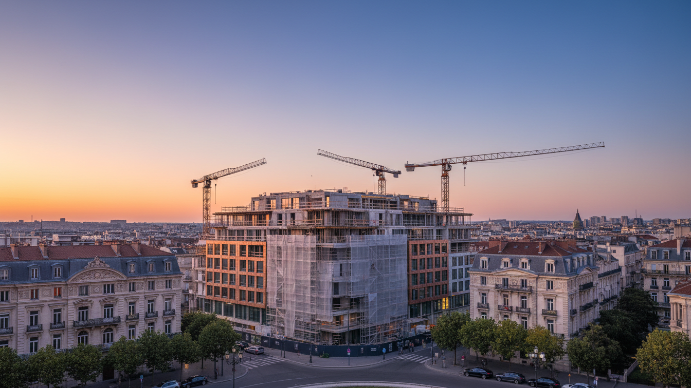 STADTBAU PFORZHEIM beauftragt Köster mit Neubau des Sozialrathauses – KI-generiertes Symbolbild