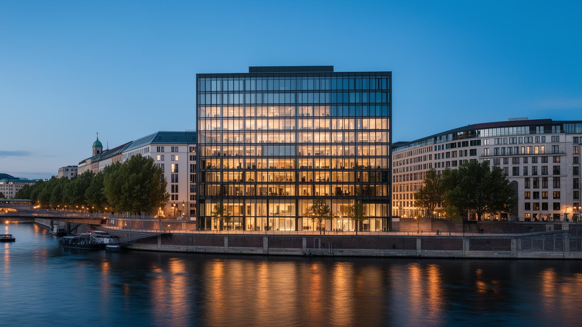 Tishman Speyer erhält Pre-Zertifizierungen für Berliner Büroprojekte von Good Mobility Council – KI-generiertes Symbolbild
