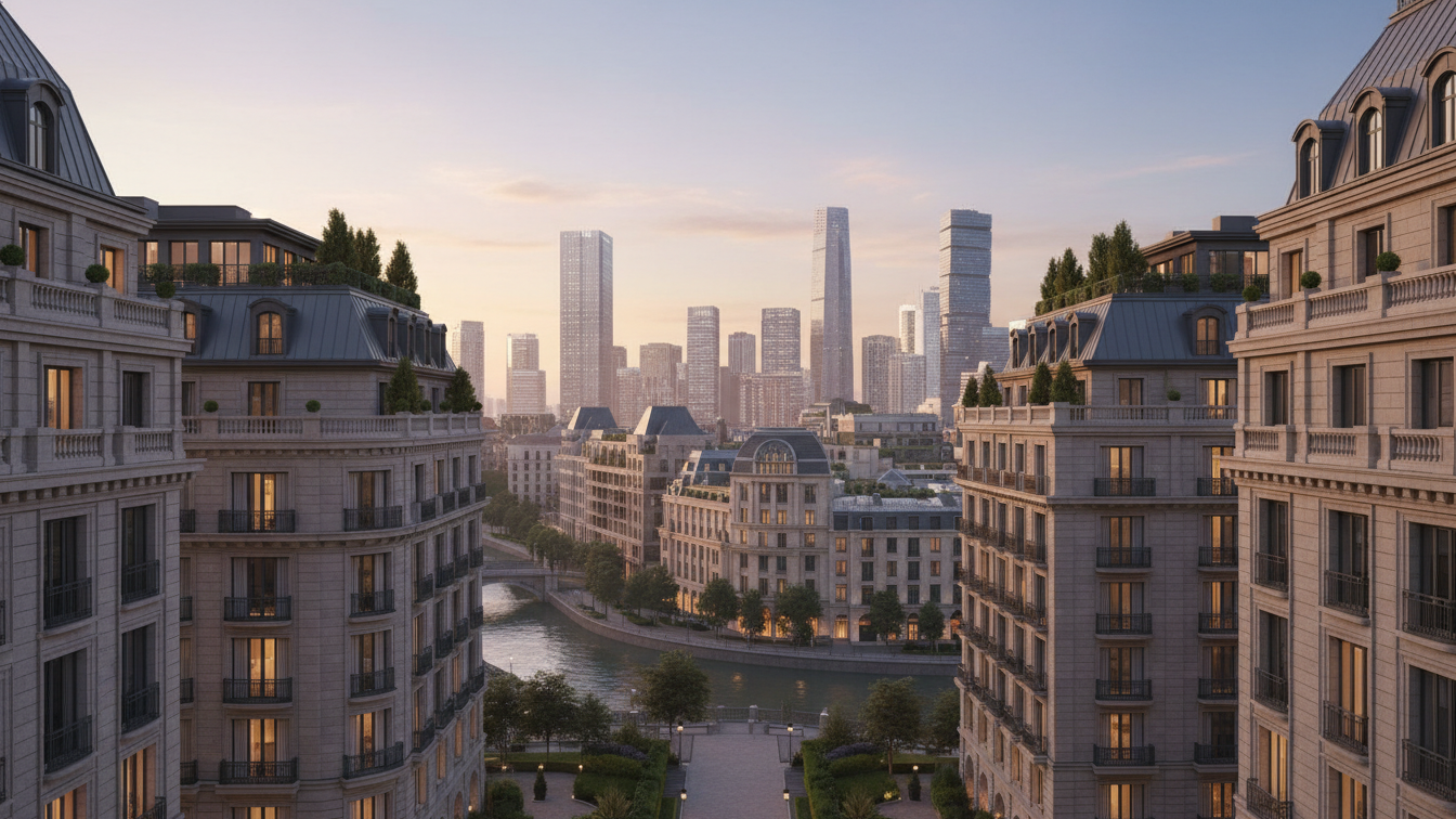 Raumklima als strategischer Faktor in modernen Büroimmobilien – KI-generiertes Symbolbild