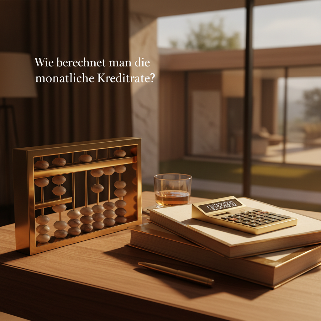 Wie berechnet man die monatliche Kreditrate?